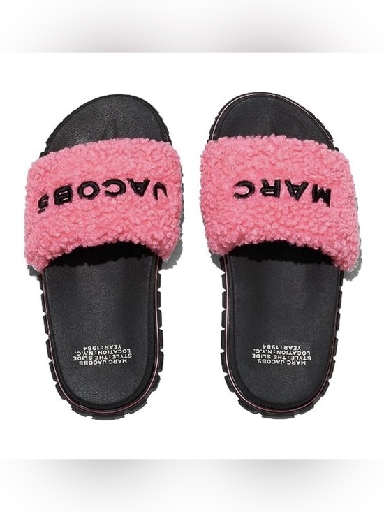 Marc Jacobs Shoes - MARC JACOBS Pink Sherpa Slide Sandals Marc Jacobs Sandals US 9EU 39 M9002400